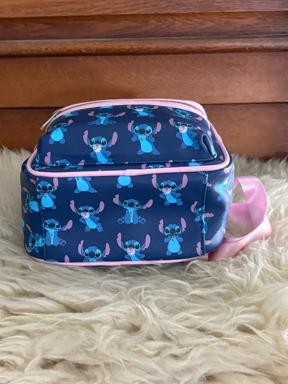 Disney Navy Stitch Mini Backpack